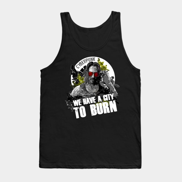 keanu reeves we have a city to burn Tank Top by syanart